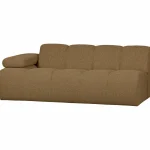 Hot WOOOD Mojo 2-zits Element Arm Links Bouclé Geel/bruin Melange