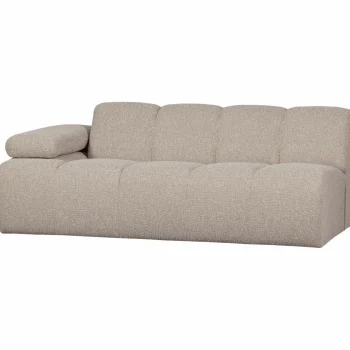 Fashion WOOOD Mojo 2-zits Element Arm Links Bouclé Beige Melange