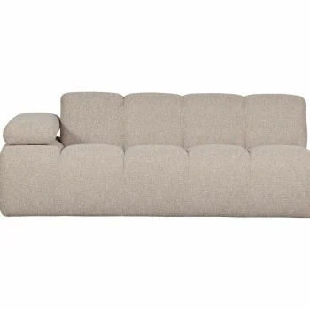 Fashion WOOOD Mojo 2-zits Element Arm Links Bouclé Beige Melange