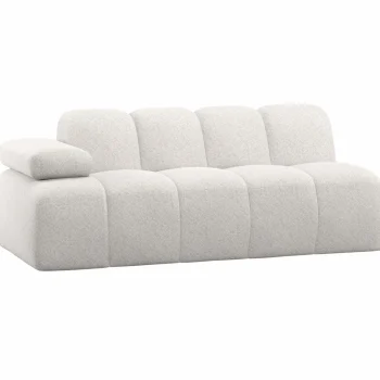 Sale WOOOD Mojo 2-zits Element Arm Links Wollig Ecru