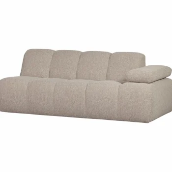 Online WOOOD Mojo 2-zits Element Arm Rechts Bouclé Beige Melange