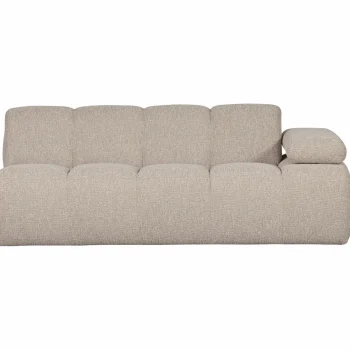 Online WOOOD Mojo 2-zits Element Arm Rechts Bouclé Beige Melange