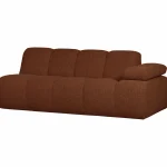 Online WOOOD Mojo 2-zits Element Arm Rechts Bouclé Roestbruin Melange