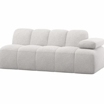 Sale WOOOD Mojo 2-zits Element Arm Rechts Bouclé Ecru Melange