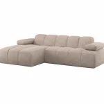 Clearance WOOOD Mojo Chaise Longue Bank Links Wollig Donkerzand