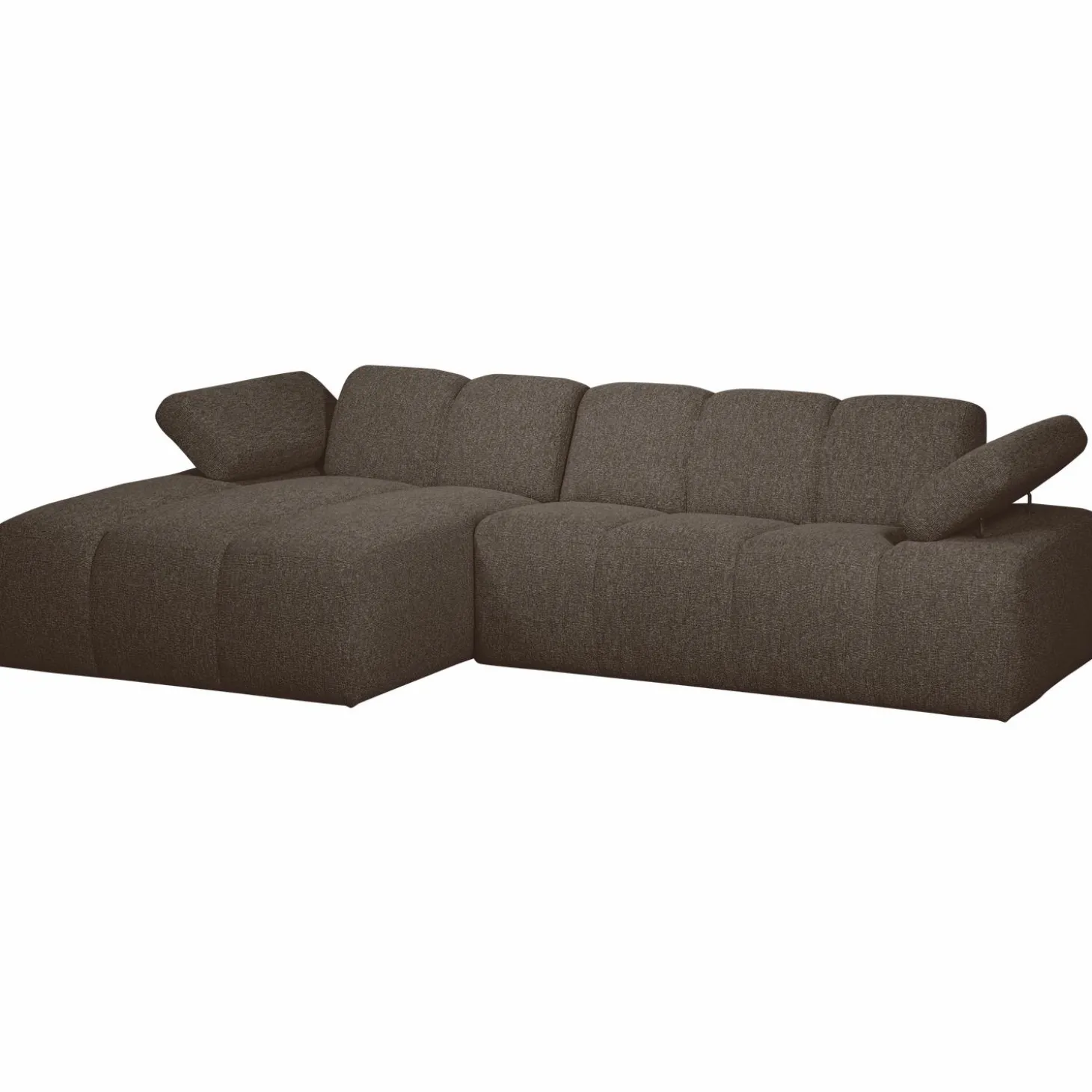 mojo-chaise-longue-bank-links-lrZDopZX-3.webp Outlet WOOOD Mojo Chaise Longue Bank Links Bouclé Bruin Melange