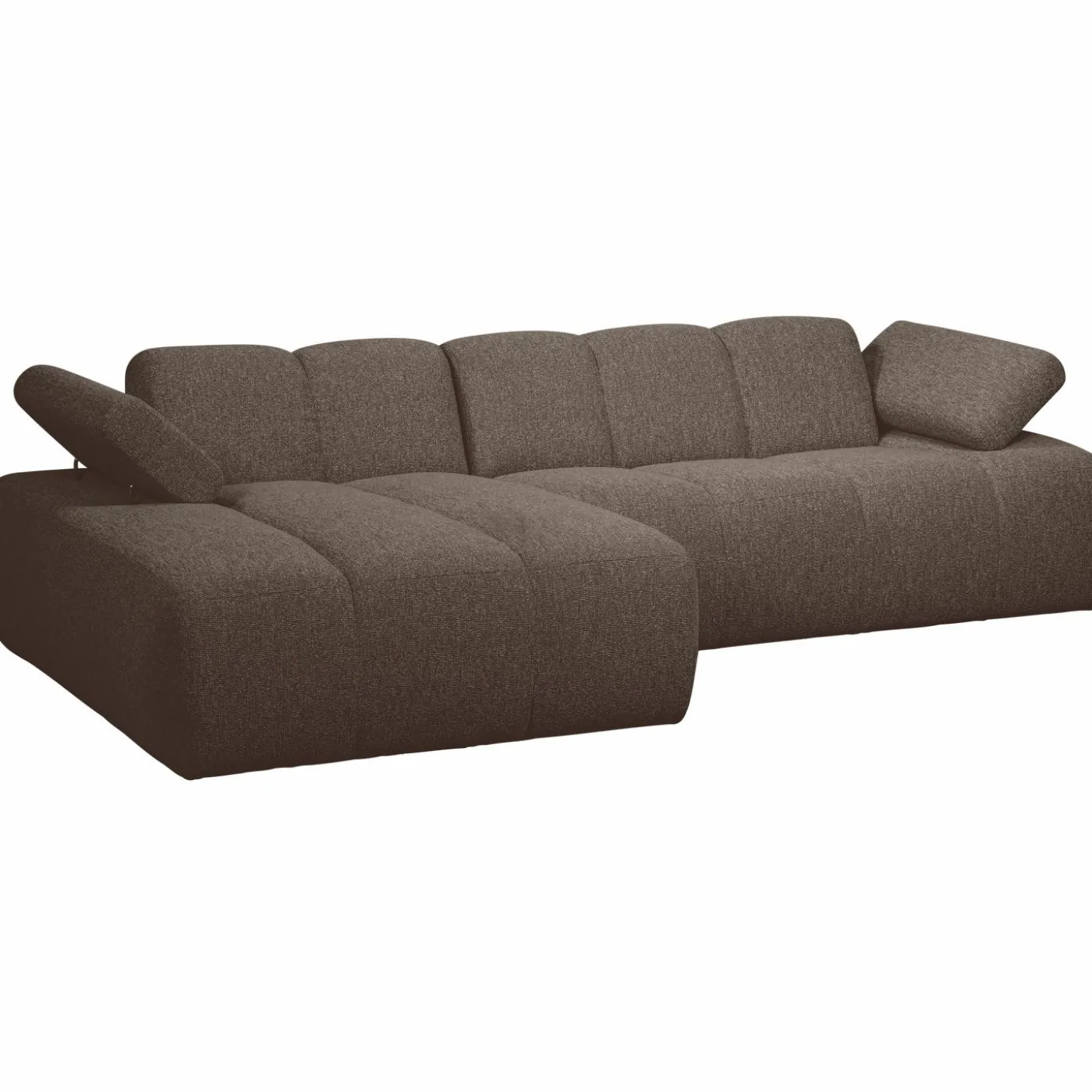 mojo-chaise-longue-bank-links-lrZDopZX-5.webp Outlet WOOOD Mojo Chaise Longue Bank Links Bouclé Bruin Melange