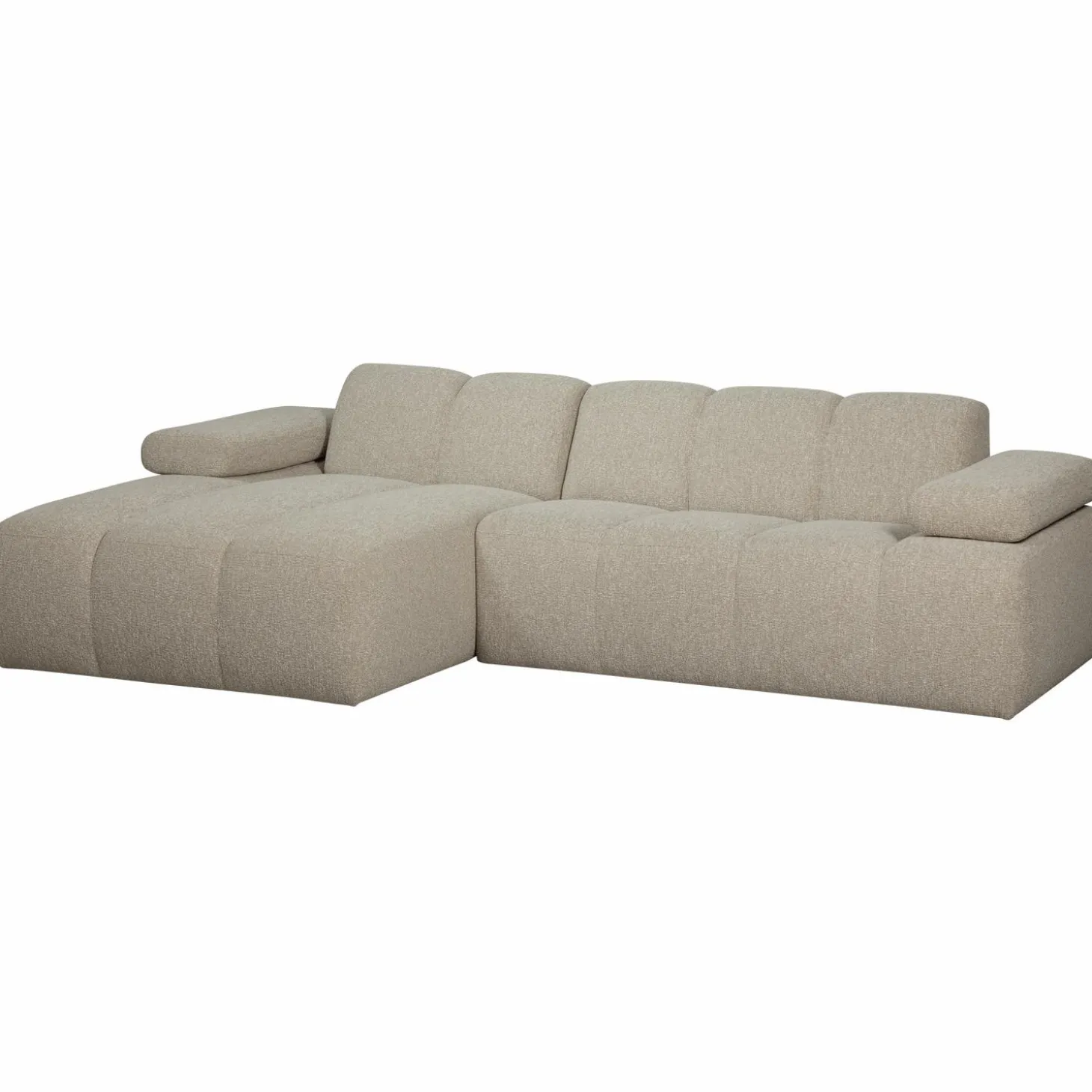 mojo-chaise-longue-bank-links-opQrzzEO-0.webp New WOOOD Mojo Chaise Longue Bank Links Bouclé Beige Melange