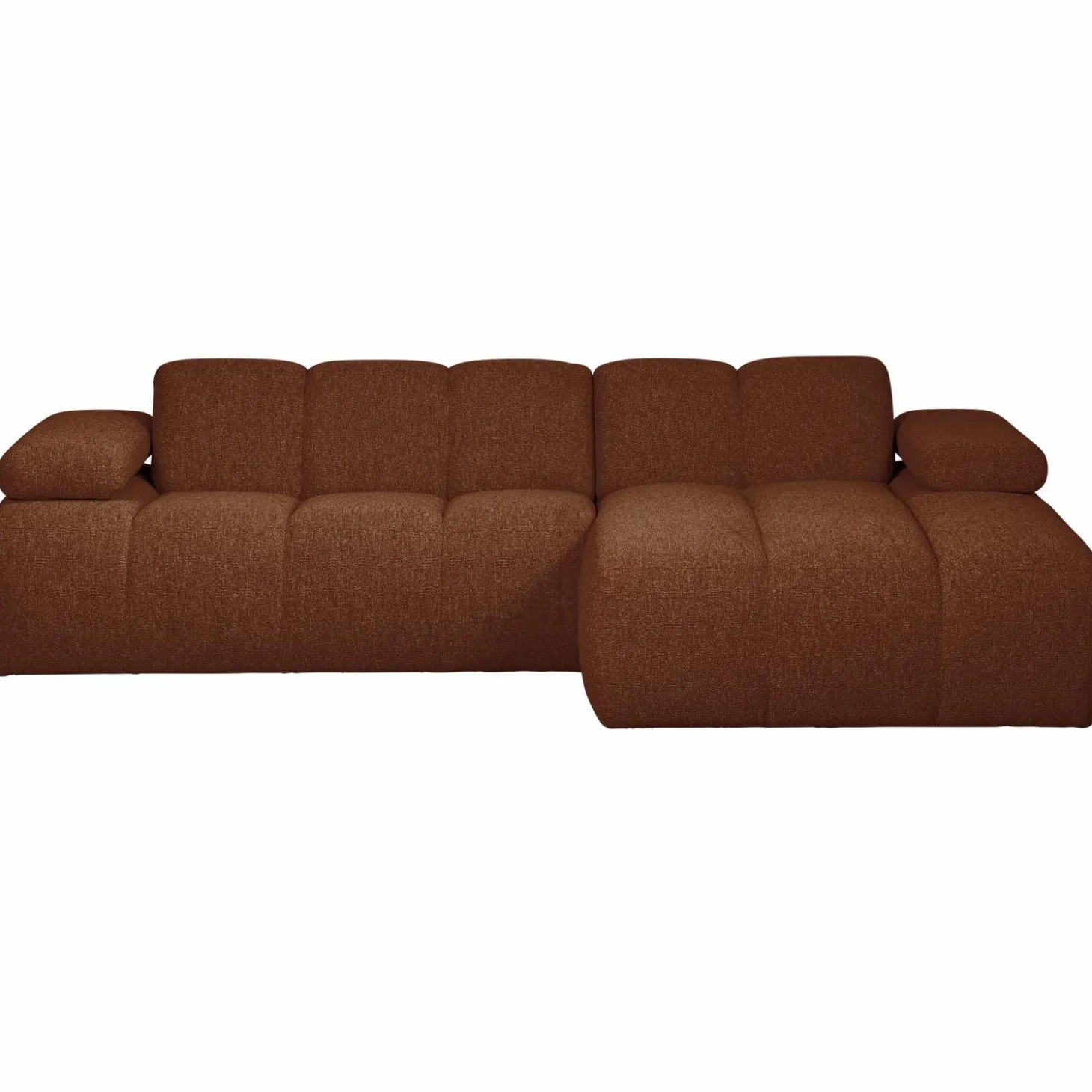 mojo-chaise-longue-bank-rechts-RPCpgdiS-1.webp Outlet WOOOD Mojo Chaise Longue Bank Rechts Bouclé Roestbruin Melange