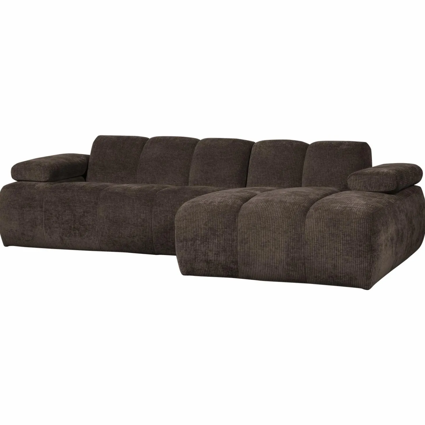 mojo-chaise-longue-bank-rechts-UfwFFNbF-4.webp Discount WOOOD Mojo Chaise Longue Bank Rechts Ribstof Bruin