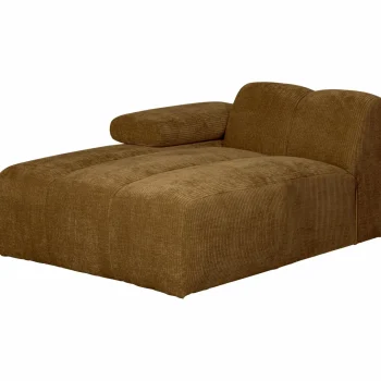 Discount WOOOD Mojo Chaise Longue Element Links Ribstof Honinggeel