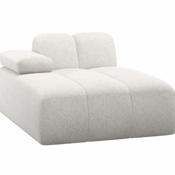 Online WOOOD Mojo Chaise Longue Element Links Wollig Ecru