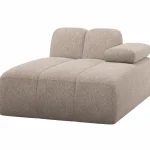 New WOOOD Mojo Chaise Longue Element Rechts Wollig Donkerzand