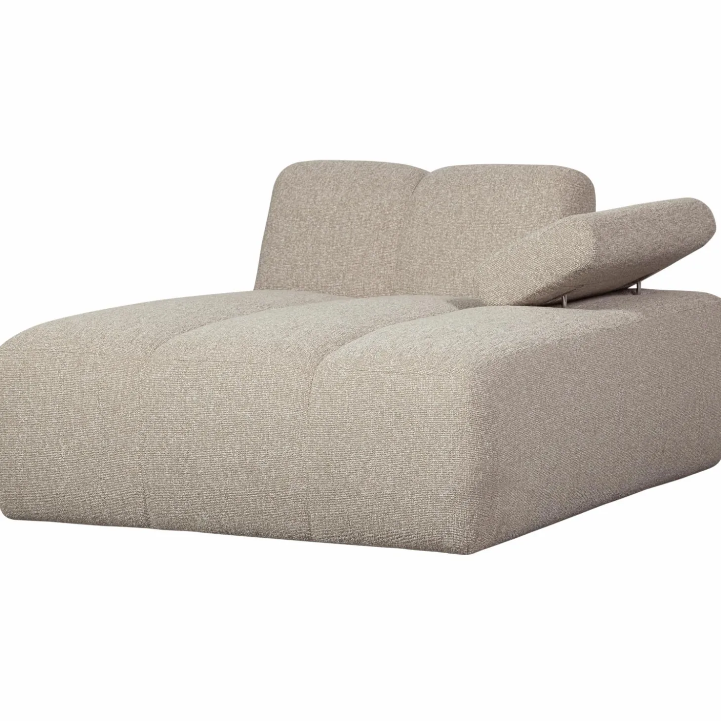 mojo-chaise-longue-element-rec-ygngprmF-5.webp Clearance WOOOD Mojo Chaise Longue Element Rechts Bouclé Beige Melange
