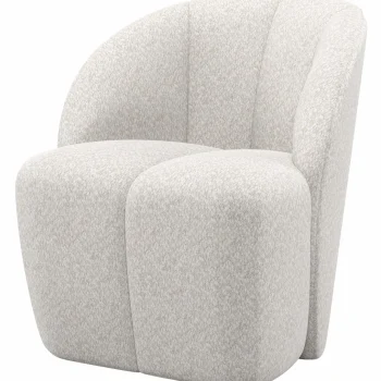Clearance WOOOD Mojo Draaifauteuil Wollig Ecru