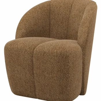 Outlet WOOOD Mojo Draaifauteuil Wollig Honinggeel