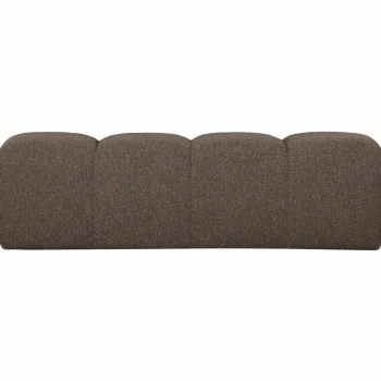 Discount WOOOD Mojo Eetbankje 164 Cm Bouclé Bruin Melange