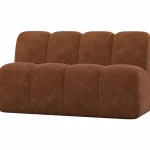 Best WOOOD Mojo Eetbankje 164 Cm Met Rugleuning Wollig Roestbruin