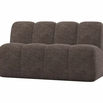 Hot WOOOD Mojo Eetbankje 164 Cm Met Rugleuning Wollig Bruin