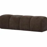 Discount WOOOD Mojo Eetbankje 164 Cm Ribstof Bruin