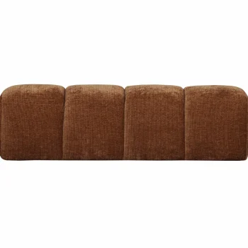 New WOOOD Mojo Eetbankje 164 Cm Ribstof Roestbruin