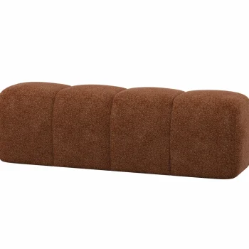 Online WOOOD Mojo Eetbankje 164 Cm Wollig Roestbruin