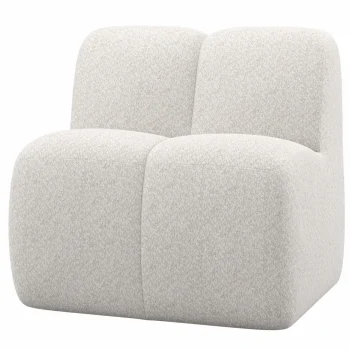 New WOOOD Mojo Eetbankje 84 Cm Met Rugleuning Wollig Ecru