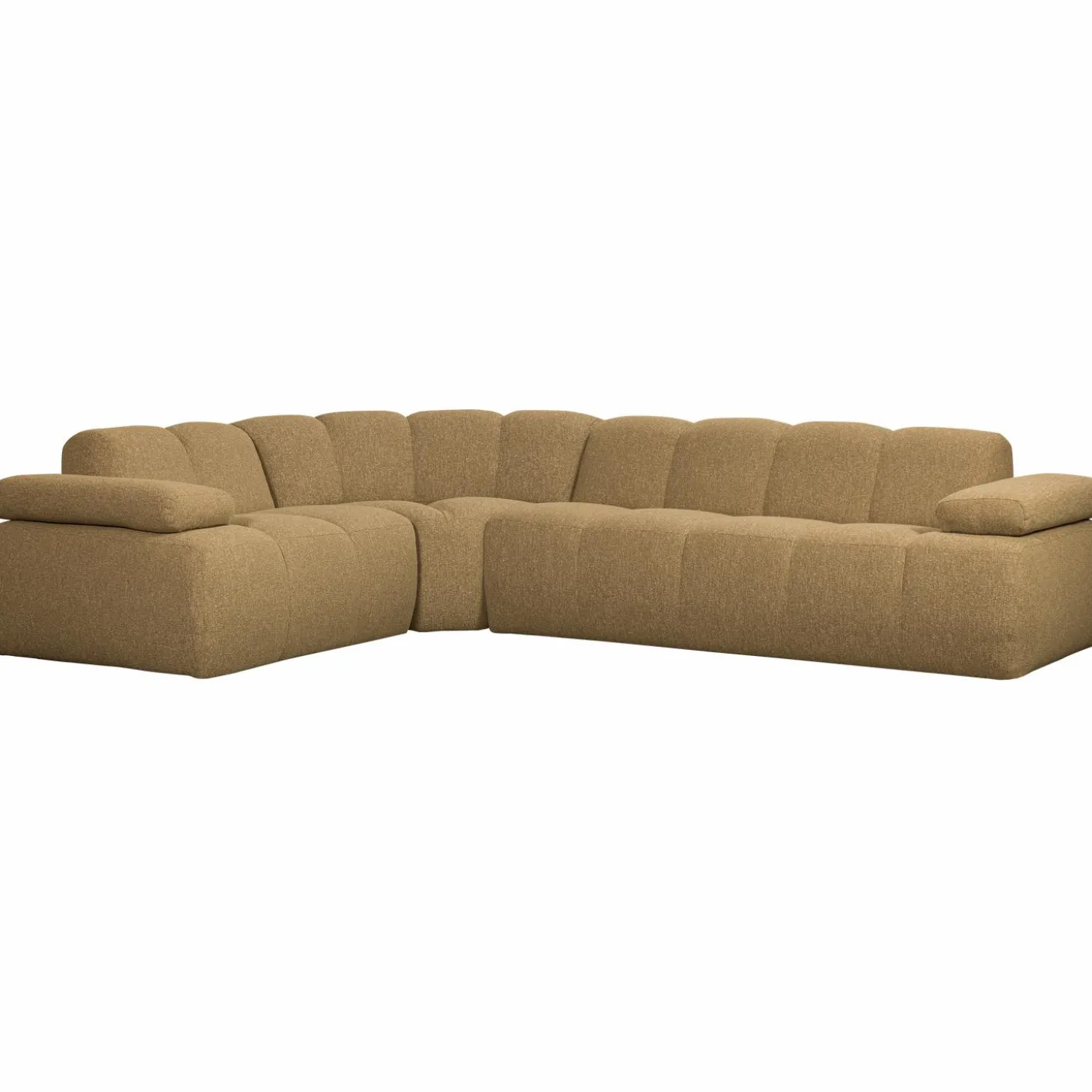 mojo-hoekbank-links-boucl-geel-mZKHFiHG-0.webp Discount WOOOD Mojo Hoekbank Links Bouclé Geel/bruin Melange