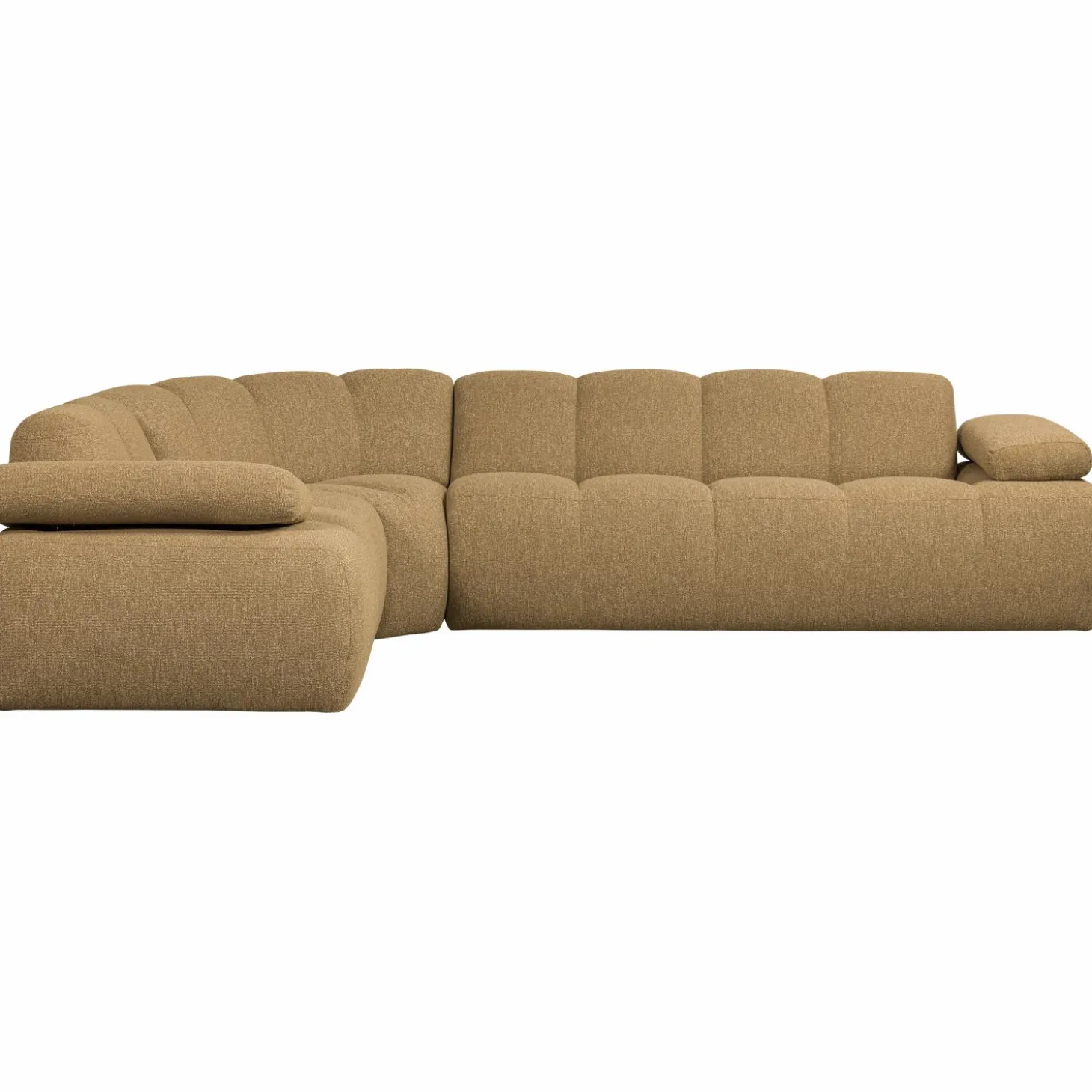 mojo-hoekbank-links-boucl-geel-mZKHFiHG-1.webp Discount WOOOD Mojo Hoekbank Links Bouclé Geel/bruin Melange