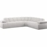 New WOOOD Mojo Hoekbank Rechts Bouclé Ecru Melange