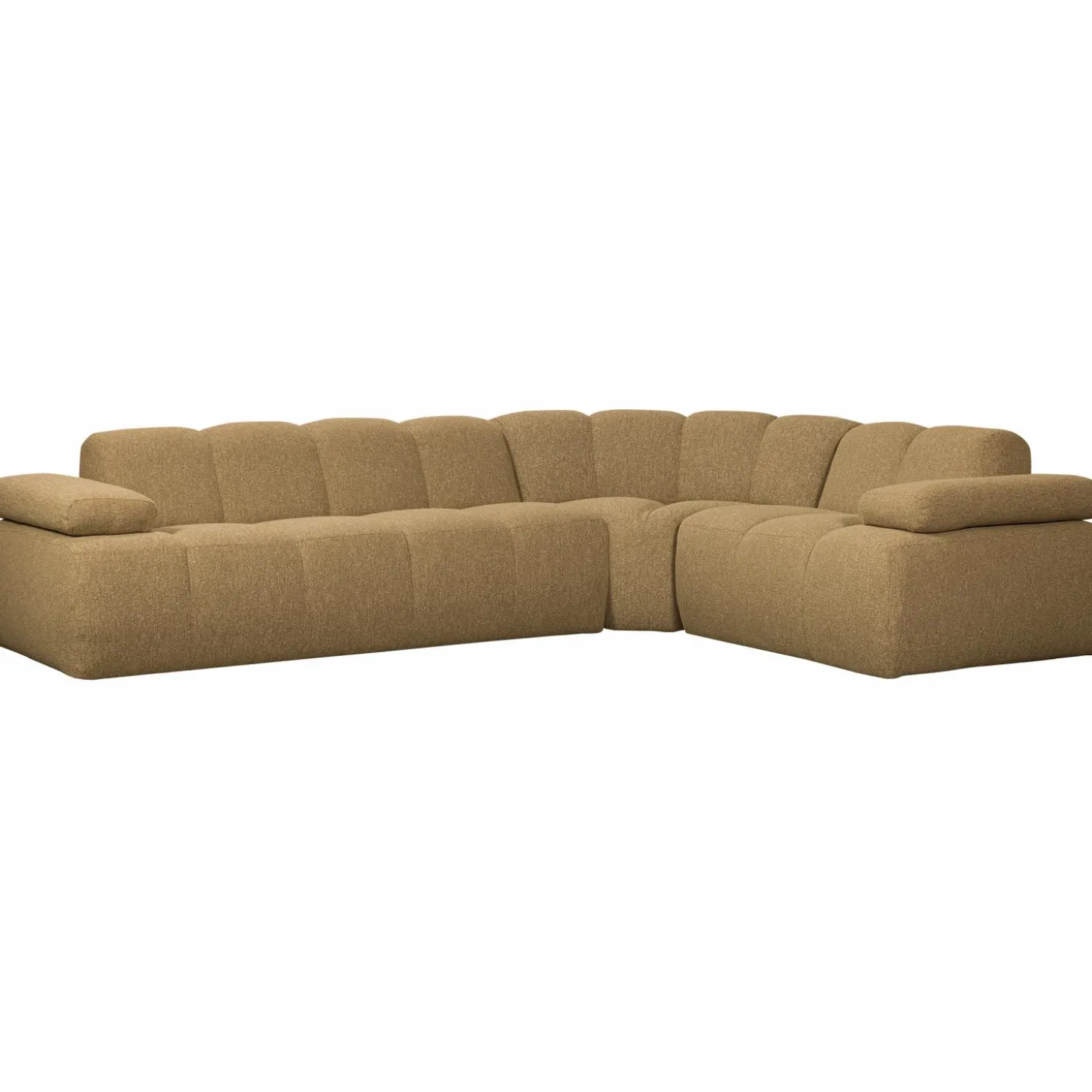 mojo-hoekbank-rechts-boucl-gee-AqdQQAao-0.webp Outlet WOOOD Mojo Hoekbank Rechts Bouclé Geel/bruin Melange