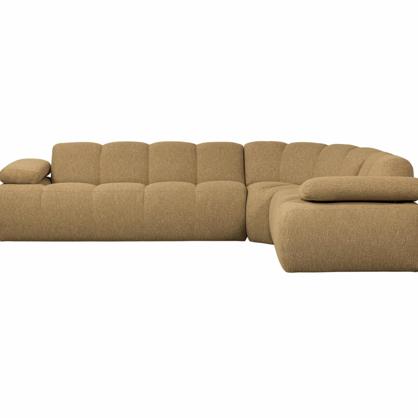 mojo-hoekbank-rechts-boucl-gee-AqdQQAao-1.webp Outlet WOOOD Mojo Hoekbank Rechts Bouclé Geel/bruin Melange