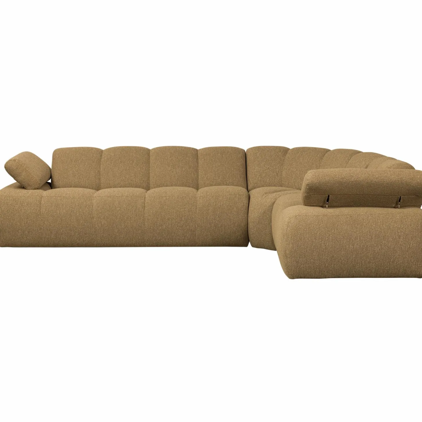 mojo-hoekbank-rechts-boucl-gee-AqdQQAao-2.webp Outlet WOOOD Mojo Hoekbank Rechts Bouclé Geel/bruin Melange