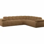 Hot WOOOD Mojo Hoekbank Rechts Wollig Honinggeel