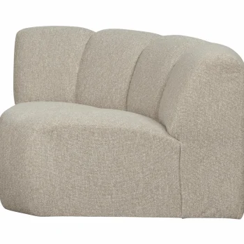 New WOOOD Mojo Hoekelement Bouclé Beige Melange