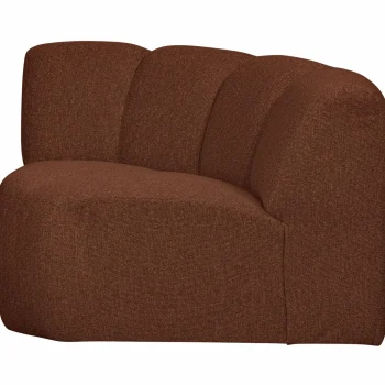 Sale WOOOD Mojo Hoekelement Bouclé Roestbruin Melange