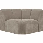 Fashion WOOOD Mojo Hoekelement Ribstof Donkerzand