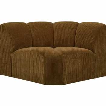 Sale WOOOD Mojo Hoekelement Ribstof Honinggeel