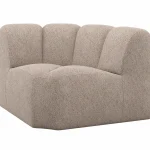 Fashion WOOOD Mojo Hoekelement Wollig Donkerzand