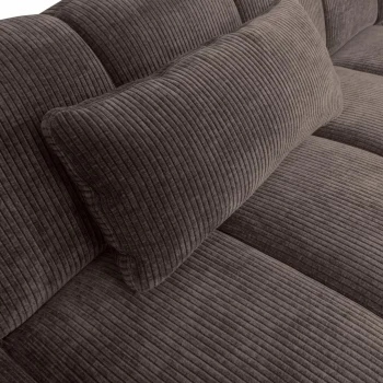 Fashion WOOOD Mojo Kussen Ribstof Bruin