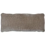 Fashion WOOOD Mojo Kussen Ribstof Donker Zand Donkerzand