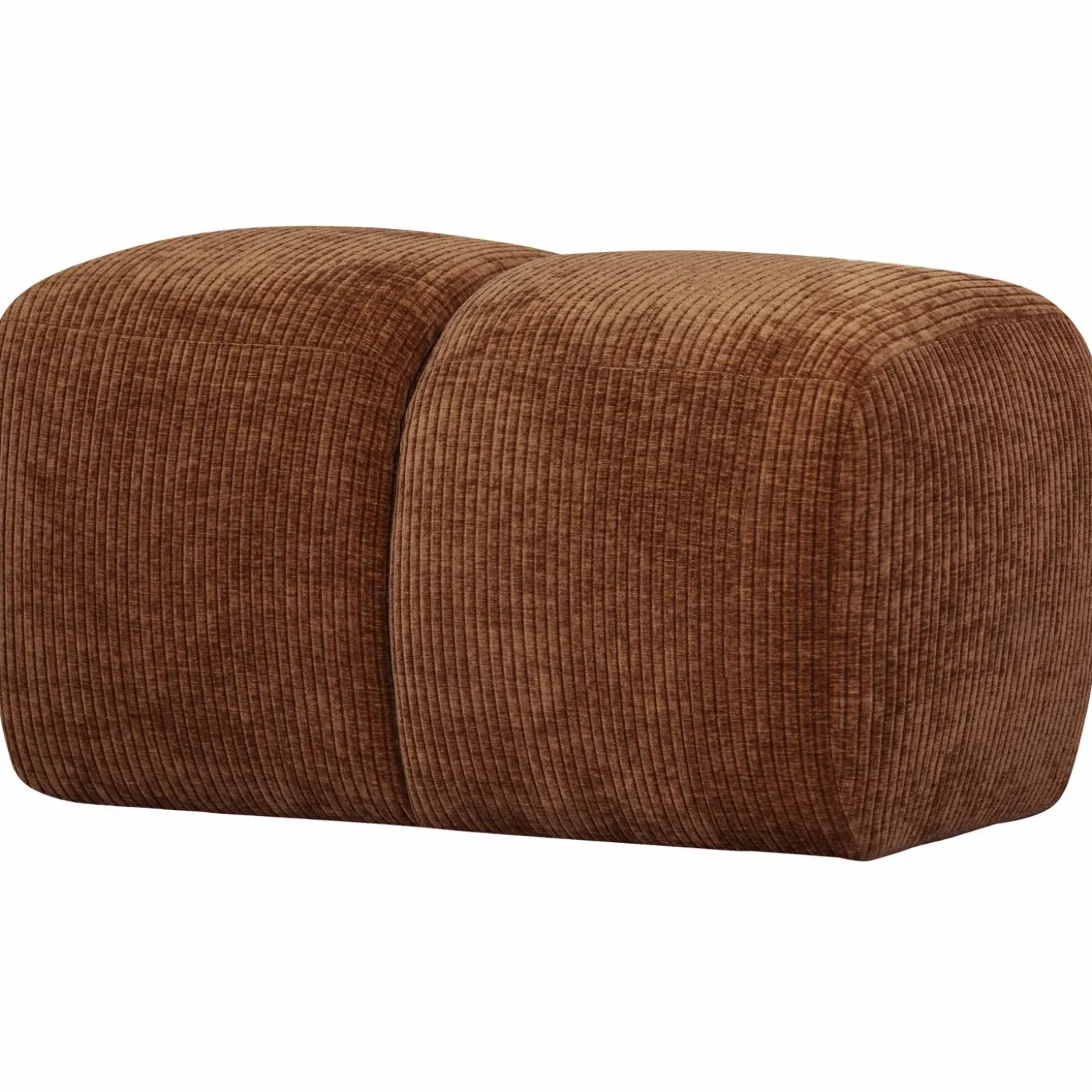 mojo-poef-45x84x64-cm-ribstof-hHYGKAMS-0.webp Clearance WOOOD Mojo Poef 45x84x64 Cm Ribstof Roestbruin