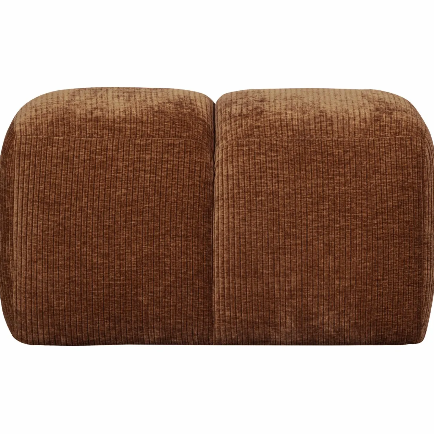 mojo-poef-45x84x64-cm-ribstof-hHYGKAMS-1.webp Clearance WOOOD Mojo Poef 45x84x64 Cm Ribstof Roestbruin