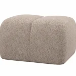 Discount WOOOD Mojo Poef Wollig Donkerzand