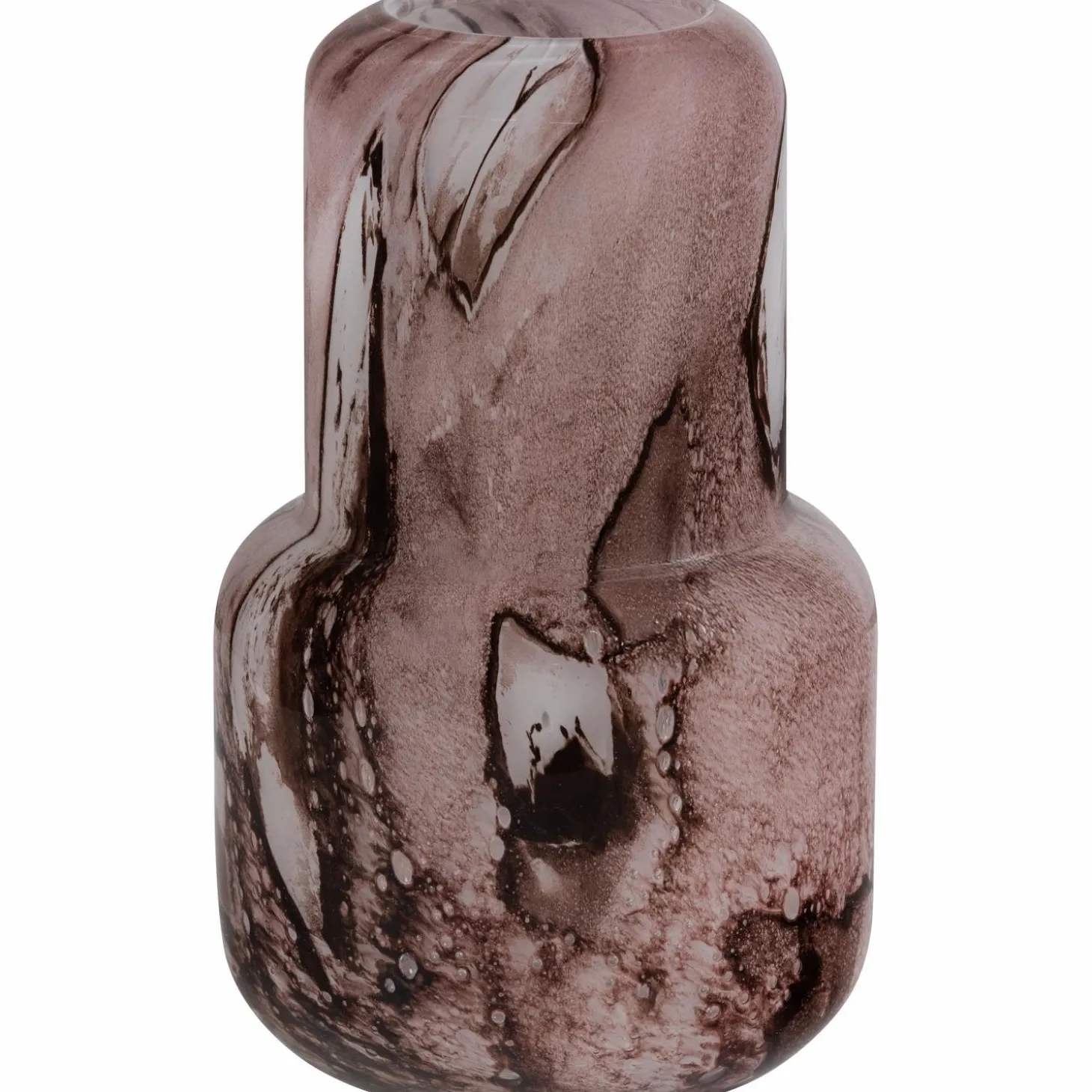 monika-handgevormde-vaas-glas-fxLtSBip-1.webp Sale WOOOD Monika Handgevormde Vaas Glas Bruin