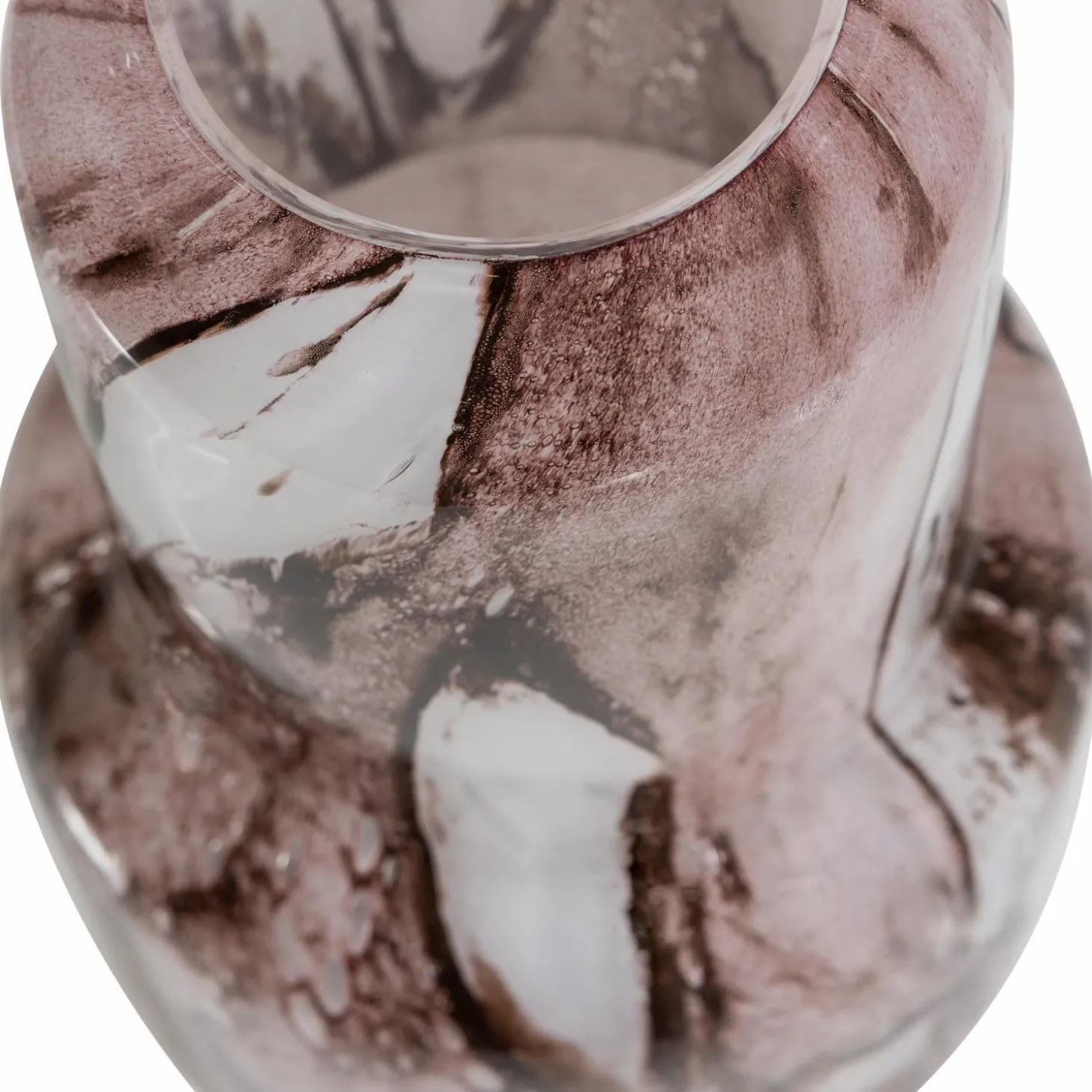 monika-handgevormde-vaas-glas-fxLtSBip-3.webp Sale WOOOD Monika Handgevormde Vaas Glas Bruin