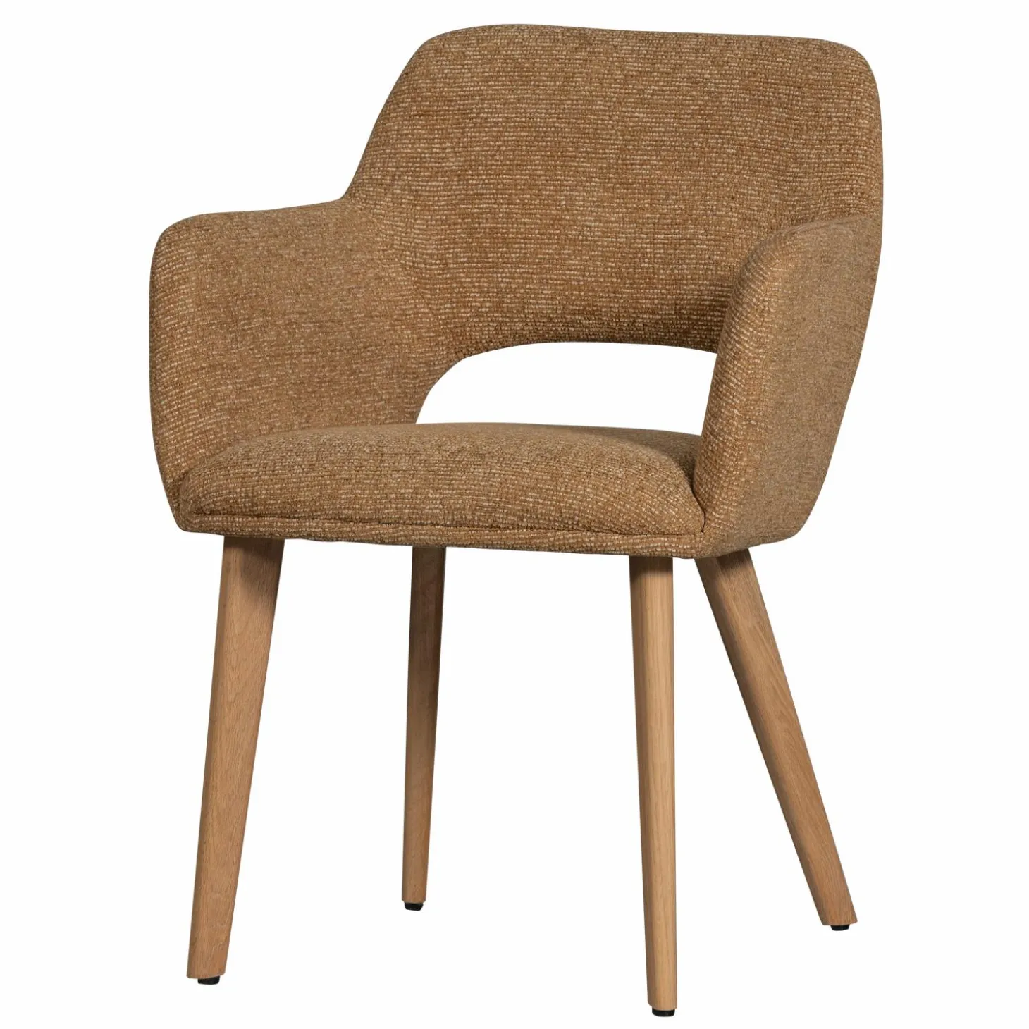 murat-eetkamerstoel-okergeel-m-vTGUaLuQ-0.webp Clearance WOOOD Murat Eetkamerstoel Geel Met Houten Poot Naturel Oker