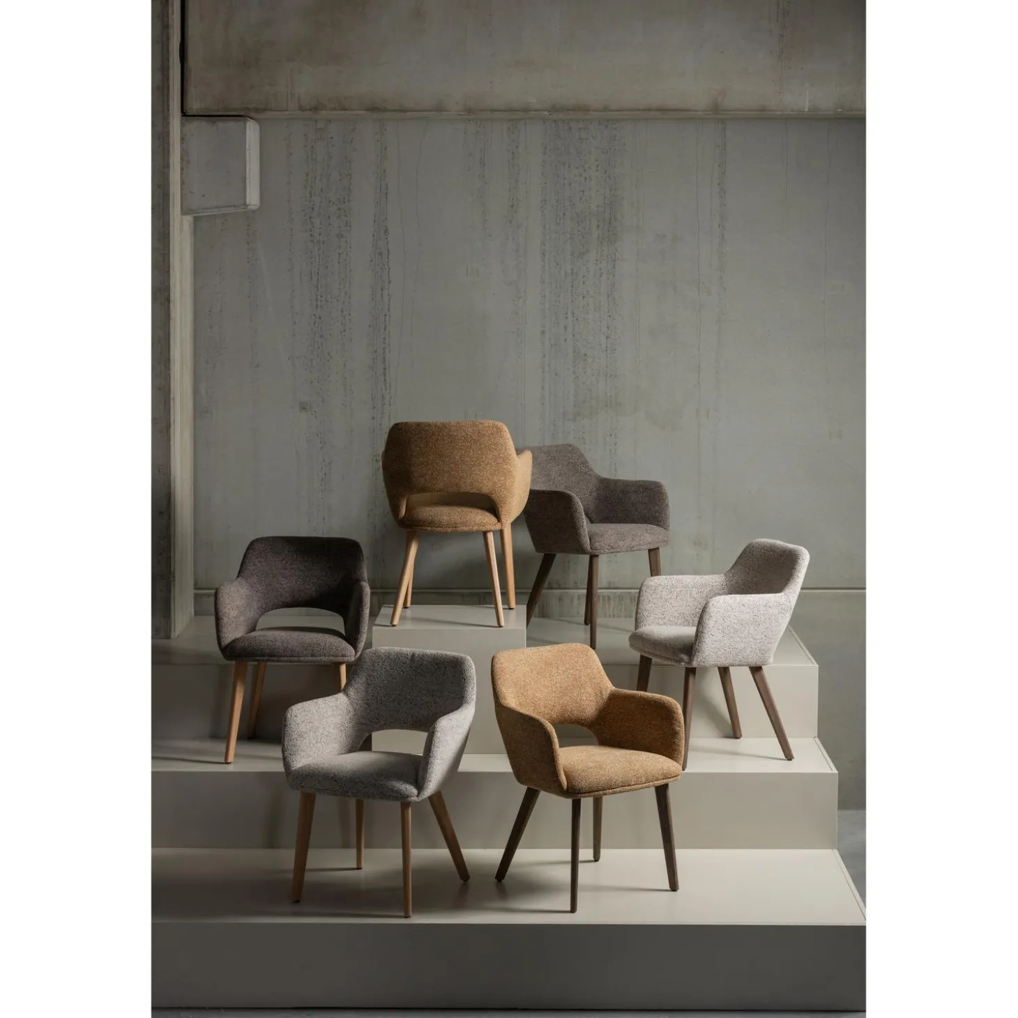 murat-eetkamerstoel-taupe-met-RbWakobg-2.webp Clearance WOOOD Murat Eetkamerstoel Met Houten Poot Naturel Taupe