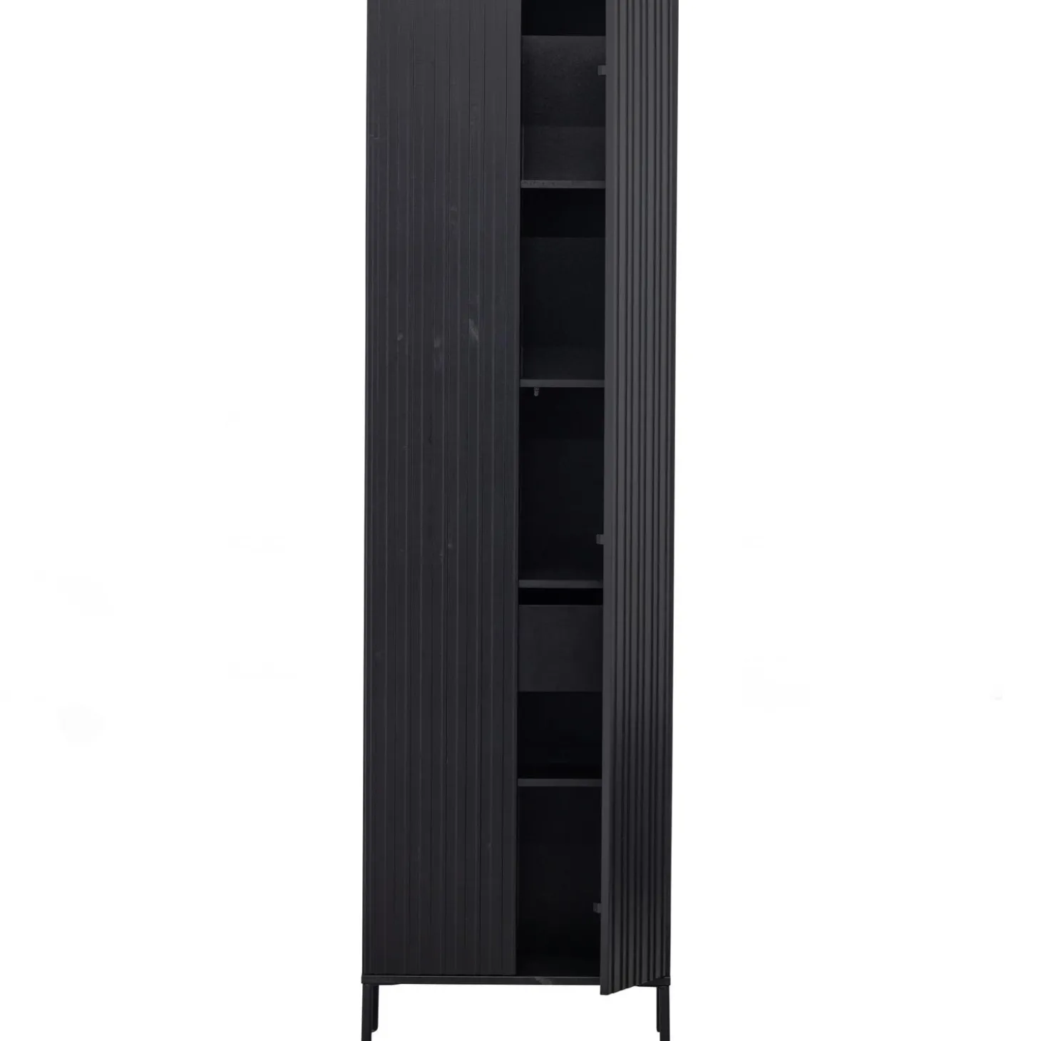 new-gravure-hoge-kast-met-lade-GnjiHBox-5.webp Fashion WOOOD New Gravure Hoge Kast Met Lade Grenen Zwart