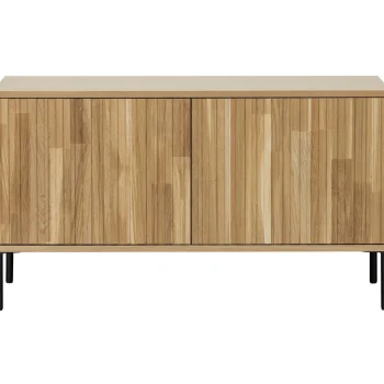 New WOOOD New Gravure Tv Meubel 100 Cm Eiken Blanke Lak Naturel